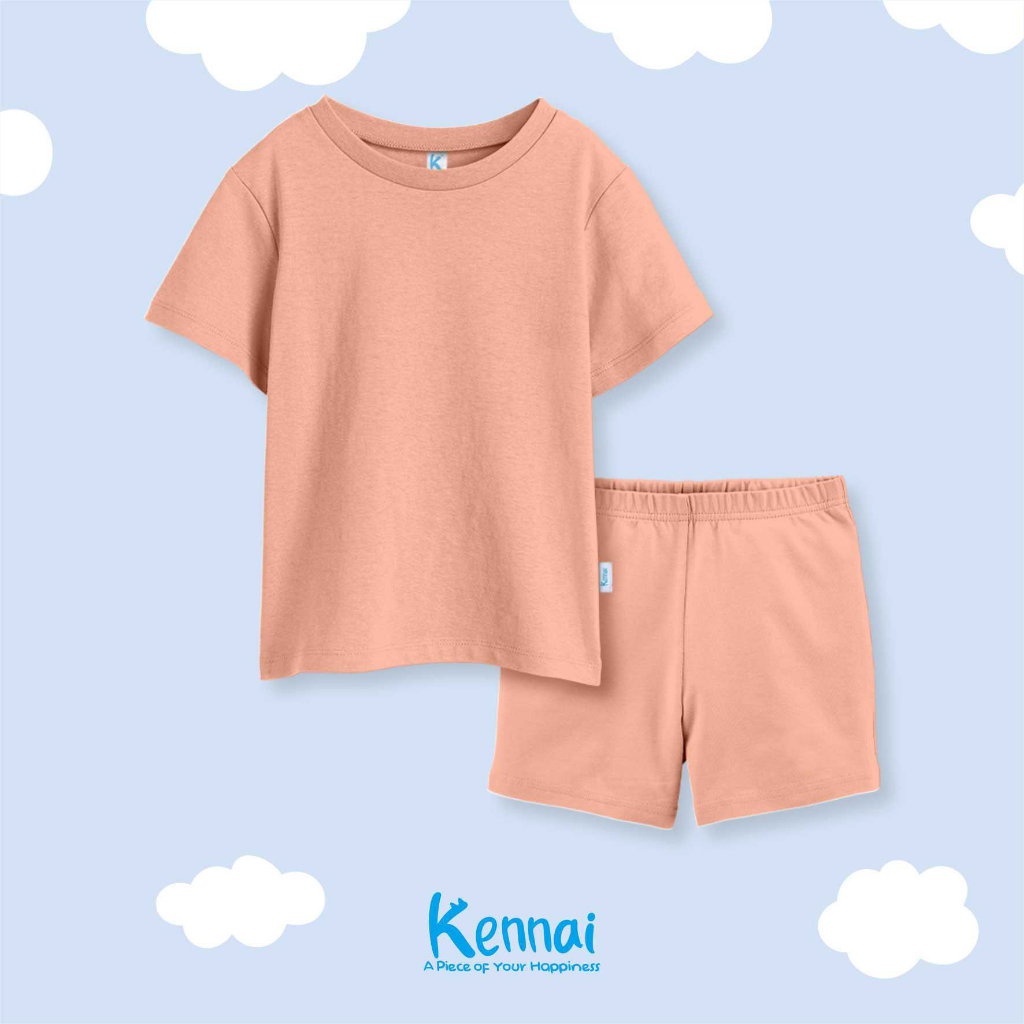SETELAN PENDEK POLOS YOUNG PEACH_0