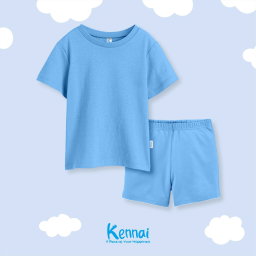 SETELAN PENDEK POLOS BABY BLUE