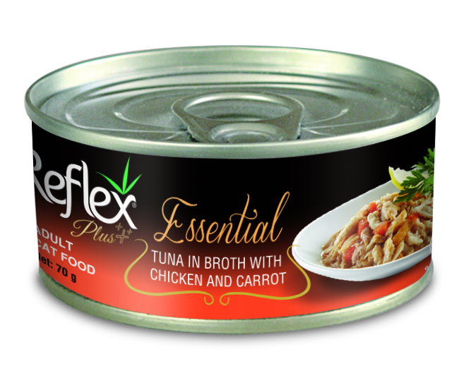 Reflex Plus Essential Wet Cat Food Can 70G_12