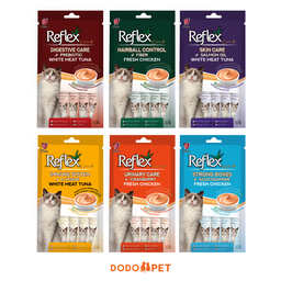 Reflex Care+ Functional Cat Treats - 5x15g