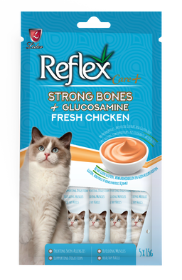 Reflex Care+ Functional Cat Treats - 5x15g