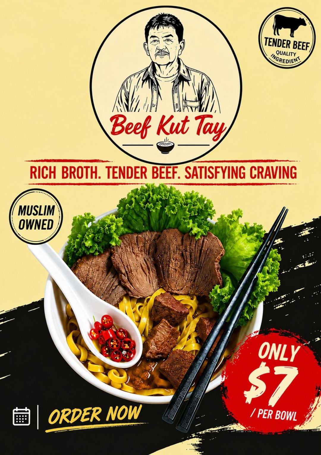 Beef Kut Teh Noodle