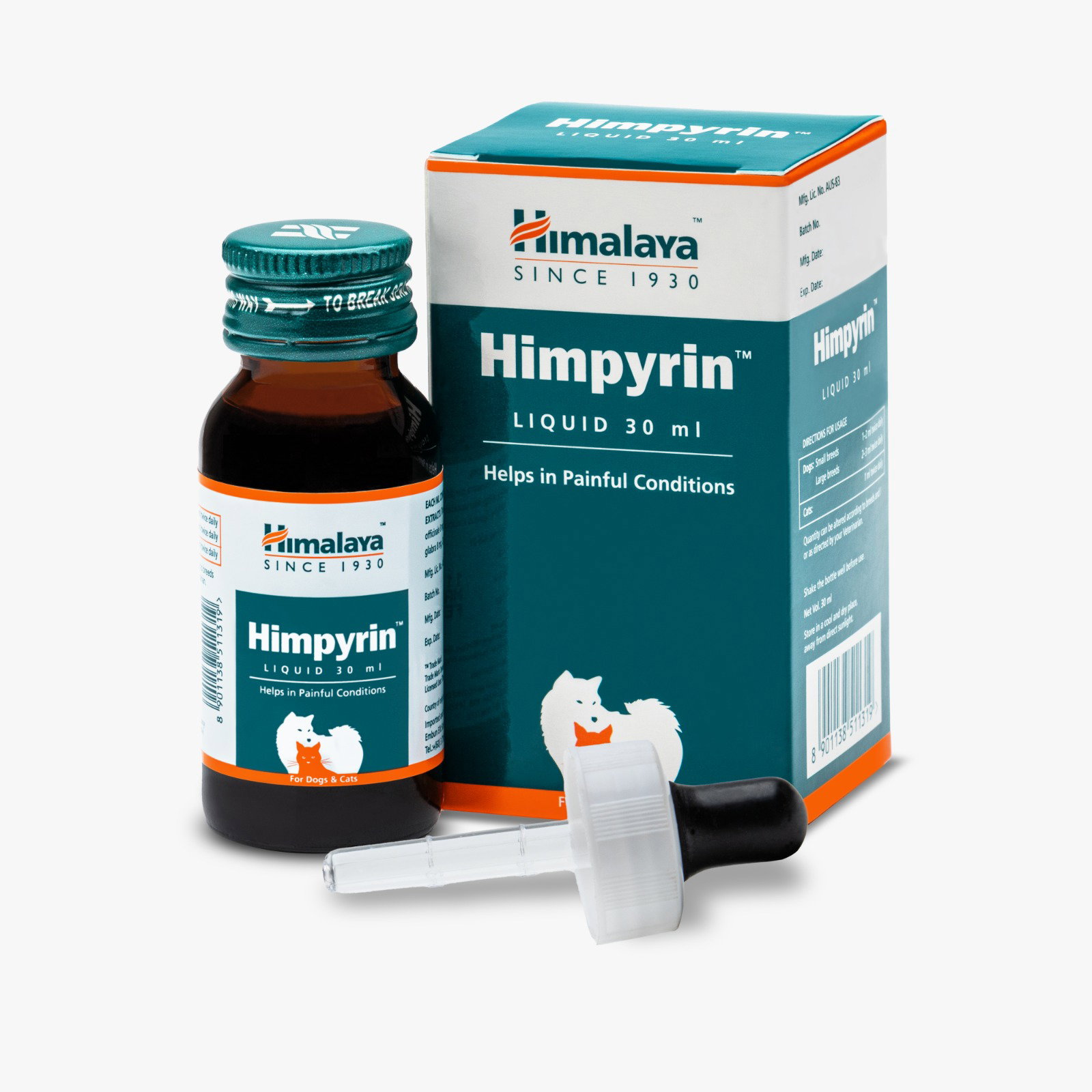Himalaya Himpyrin Liquid (For Dogs & Cats) - 30ml_0