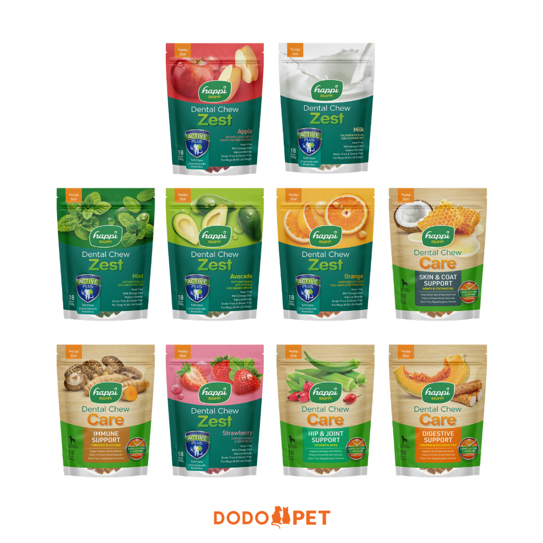 Happi Skippi Dental Chew (Petite Size) - 150g