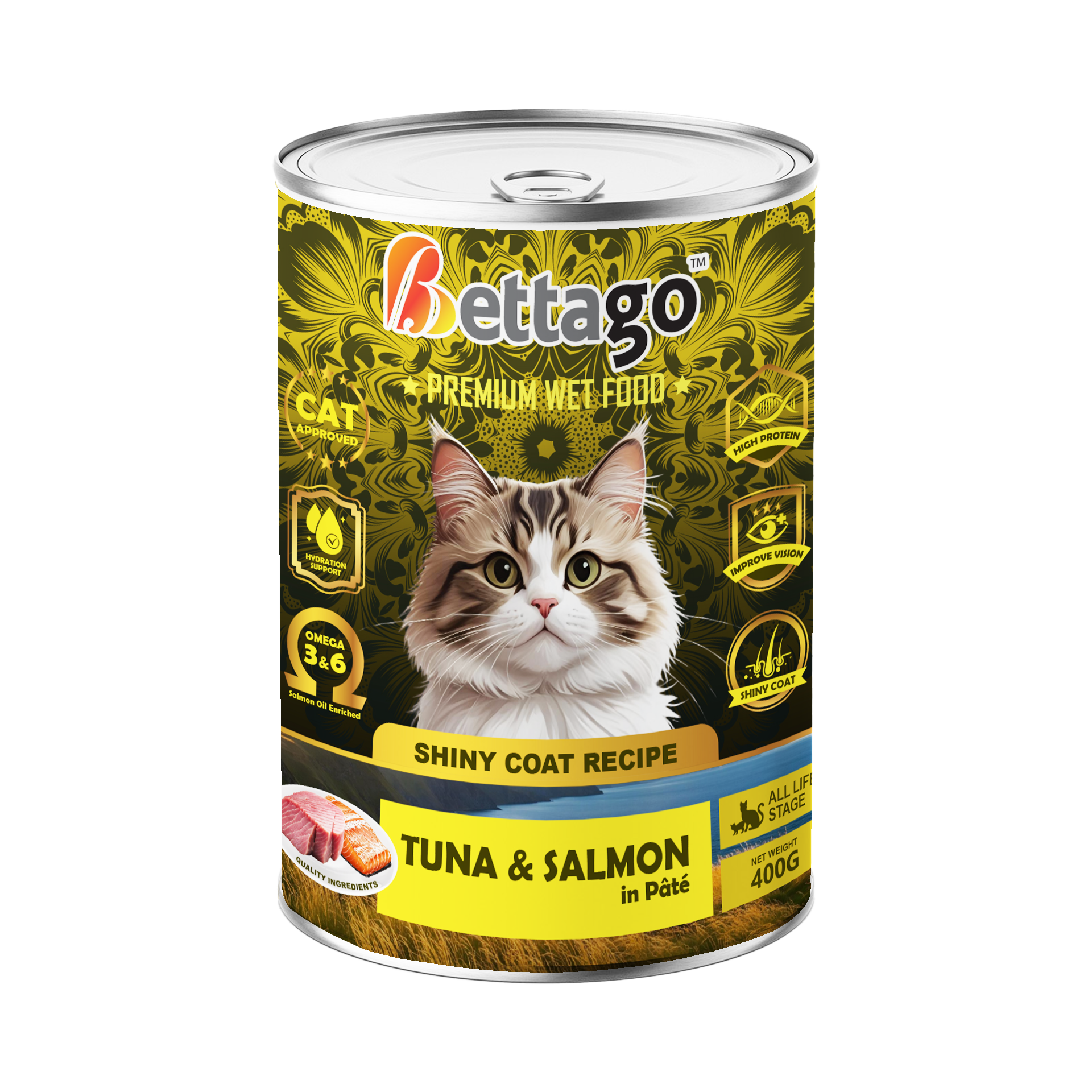 Bettago Premium Wet Cat Food (Pâté) - 400g_2