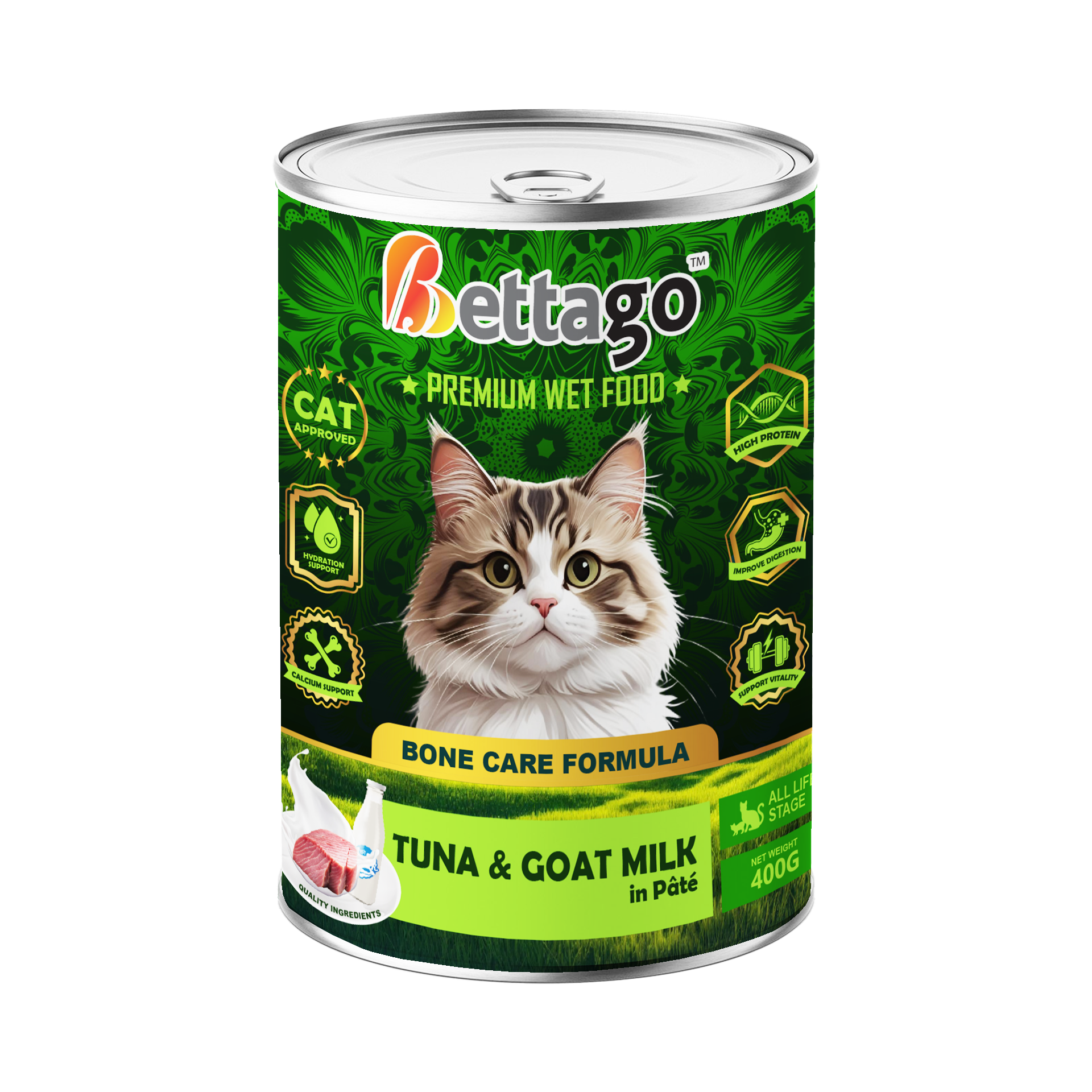 Bettago Premium Wet Cat Food (Pâté) - 400g_1