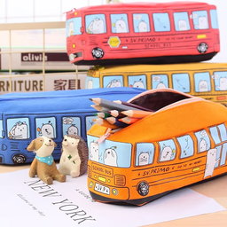 3D School Bus Pencil Case