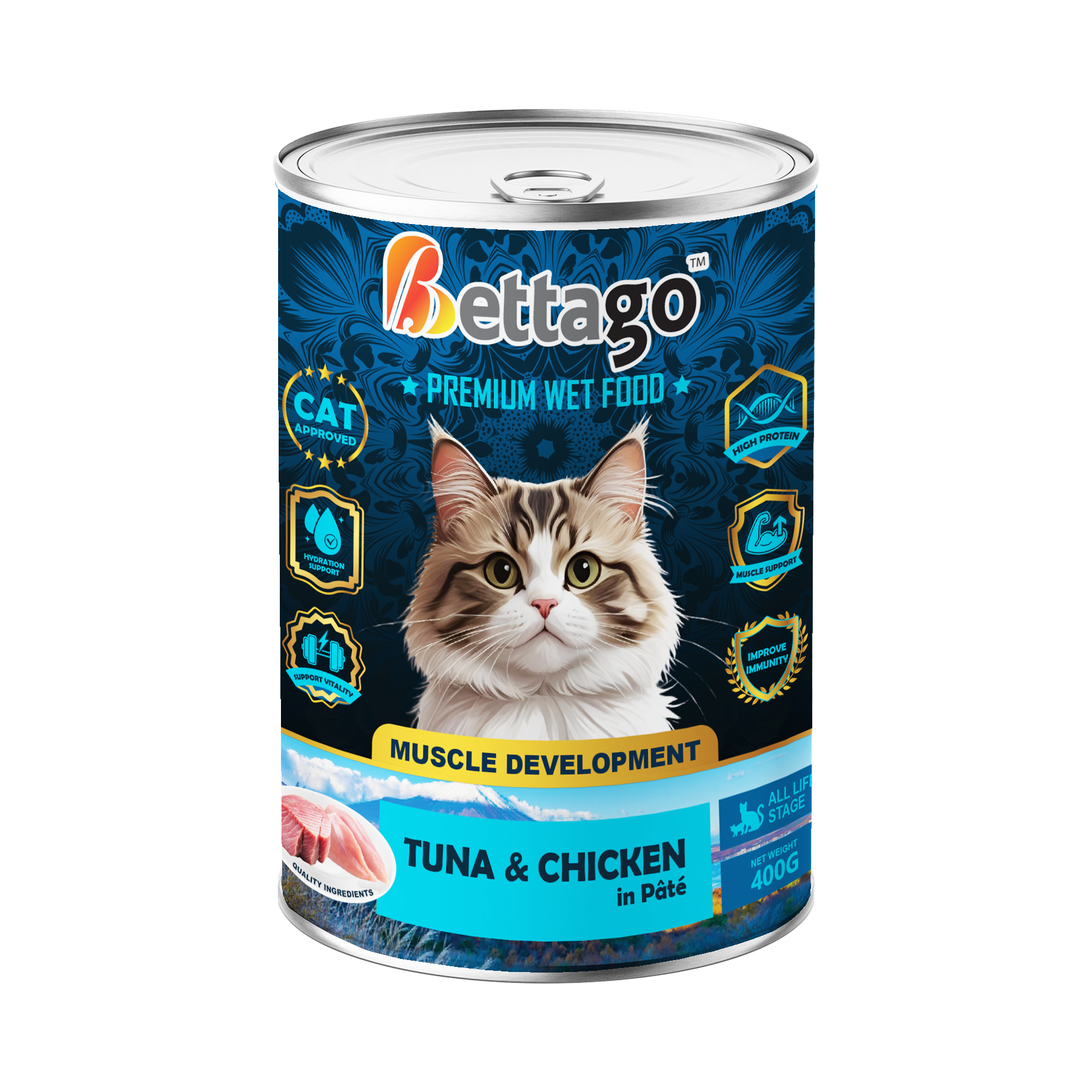 Bettago Premium Wet Cat Food (Pâté) - 400g_6