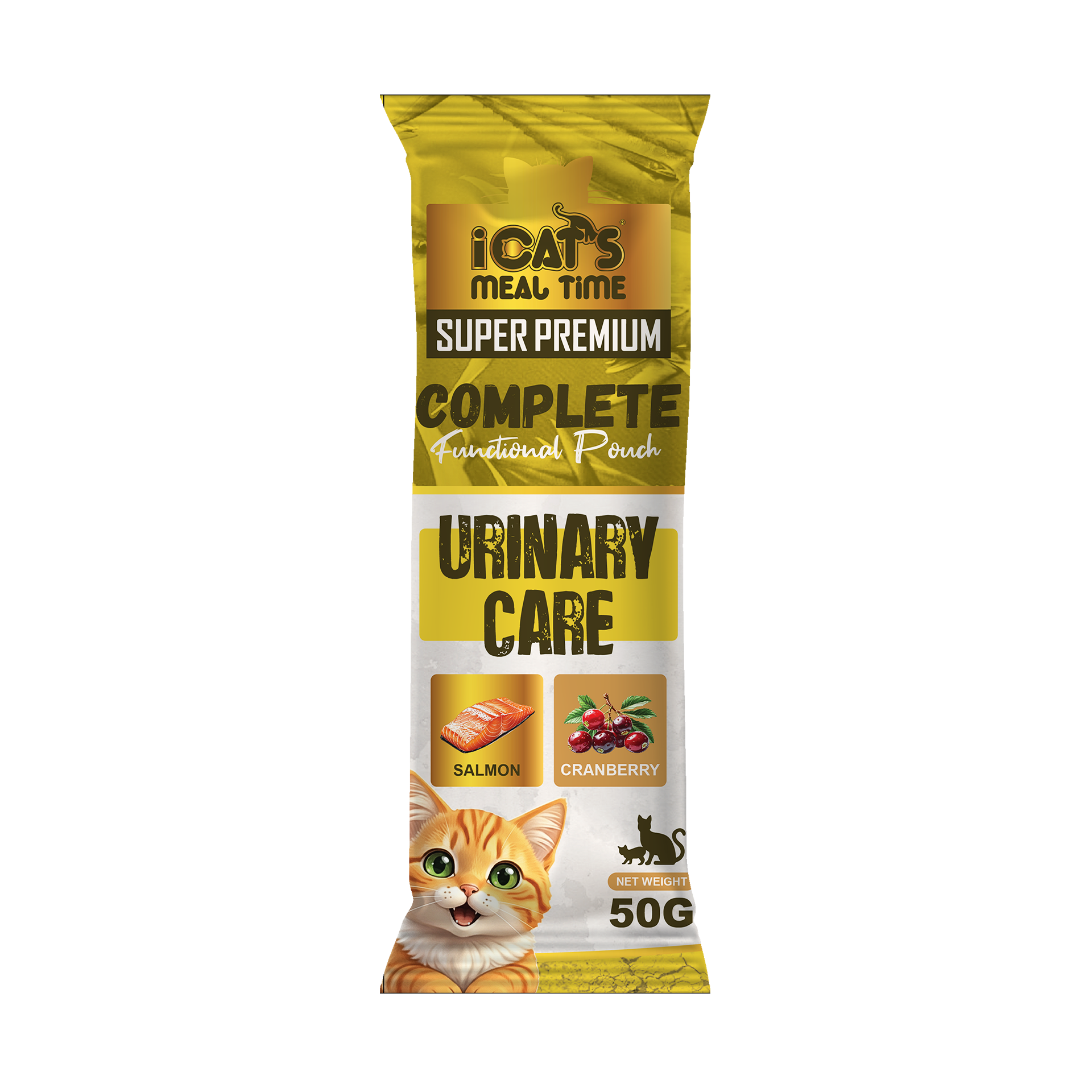 iCat's Meal Time Super Premium Complete Functional Pouch Cat Food - 50g_5