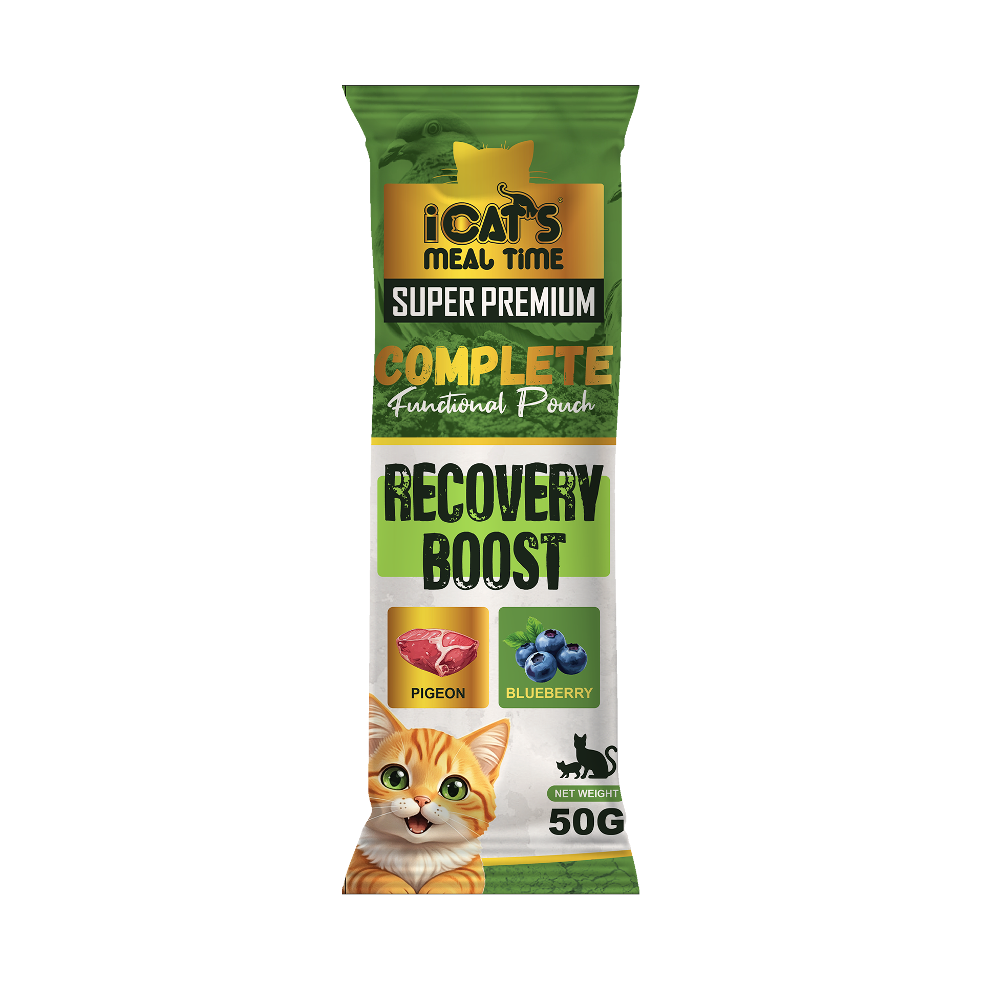 iCat's Meal Time Super Premium Complete Functional Pouch Cat Food - 50g_1
