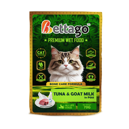 Bettago Premium Wet Cat Food (Pâté) Pouch - 70g
