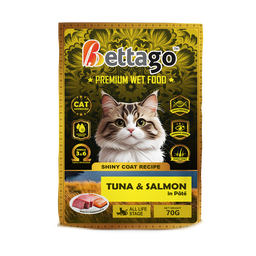 Bettago Premium Wet Cat Food (Pâté) Pouch - 70g