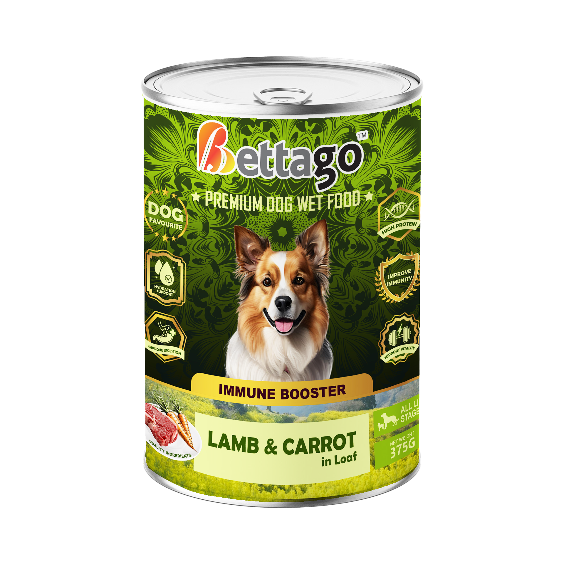 Bettago Premium Dog Wet Food (Loaf) - 375g_2
