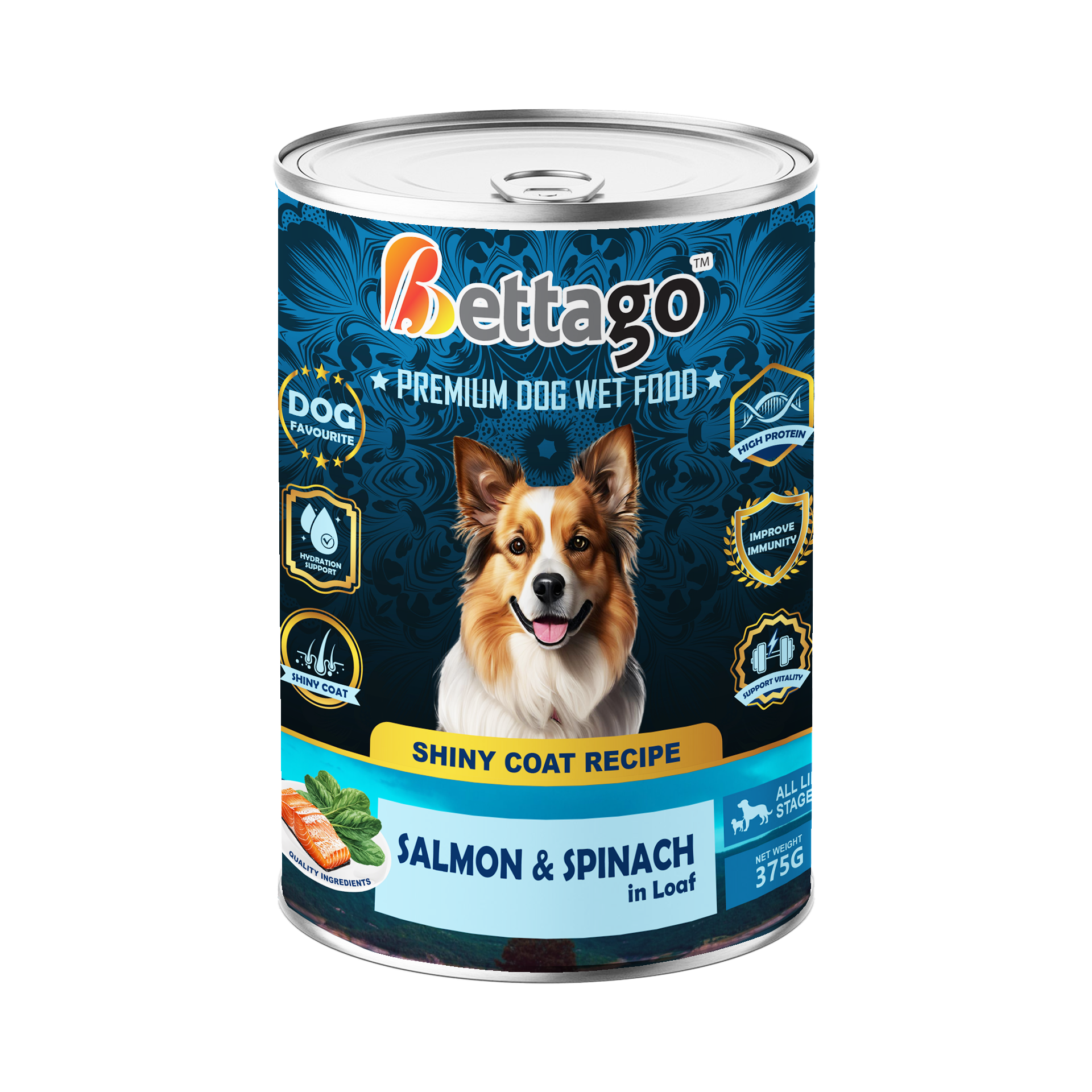 Bettago Premium Dog Wet Food (Loaf) - 375g_1
