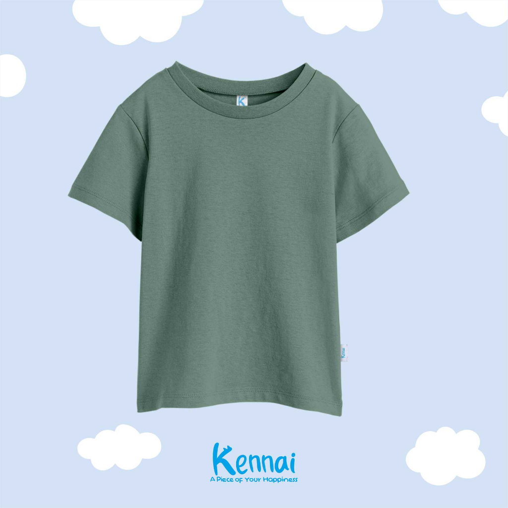 KAOS ATASAN PENDEK POLOS GREEN BREAK_0