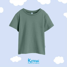 KAOS ATASAN PENDEK POLOS GREEN BREAK
