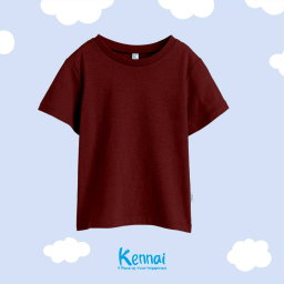 KAOS ATASAN PENDEK POLOS MAROON