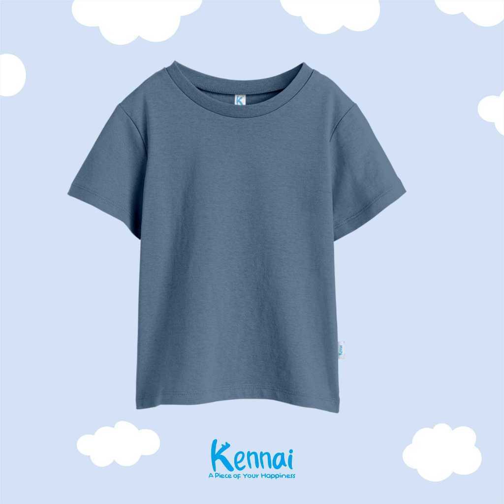 KAOS ATASAN PENDEK POLOS BLUE REEF_0