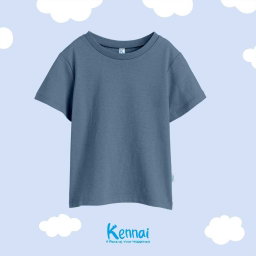 KAOS ATASAN PENDEK POLOS BLUE REEF