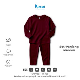 SETELAN PANJANG POLOS MAROON