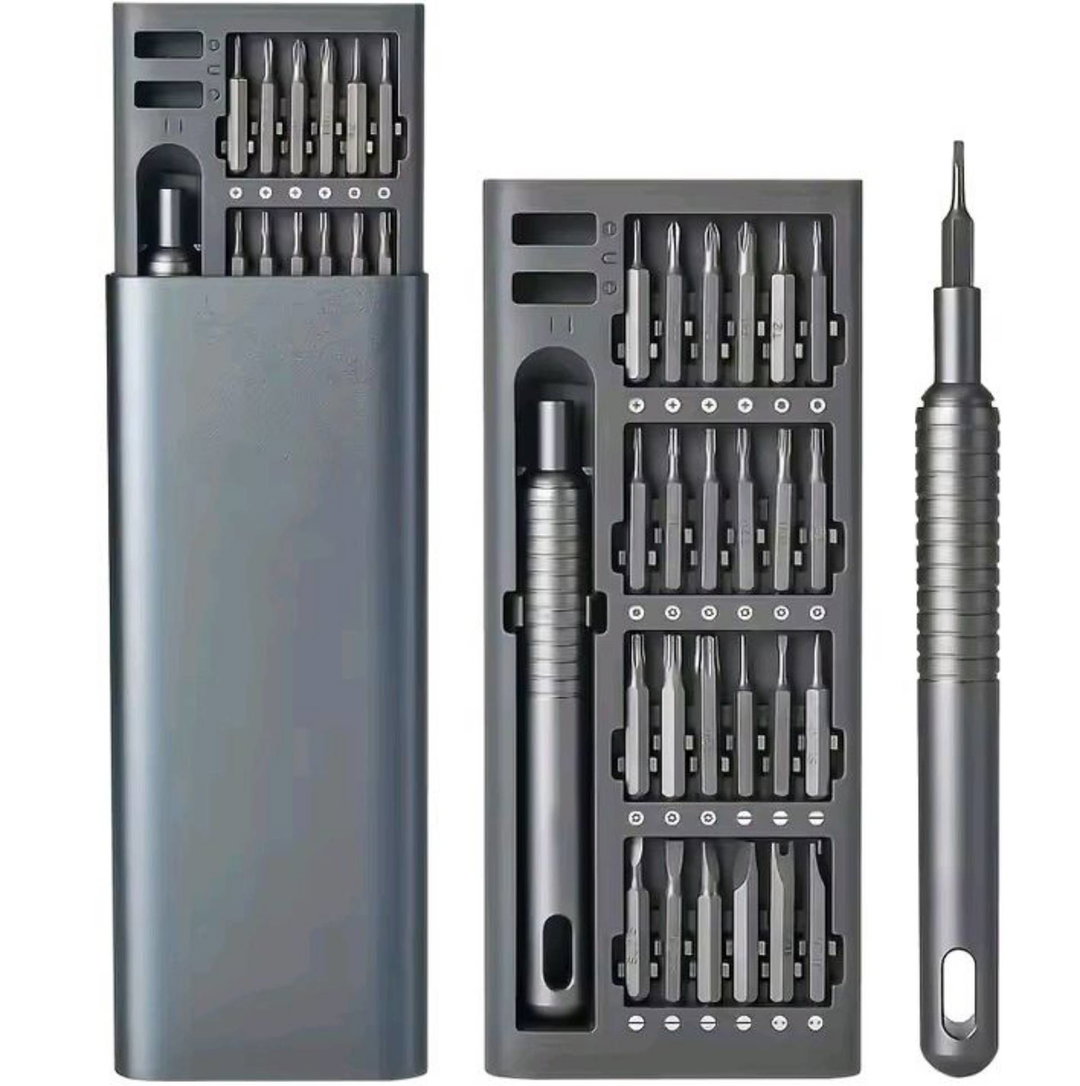 25 in 1 mini screwdriver set, flat head and cross shaped small screwdrivers, suitable for electronic products and mobile phones