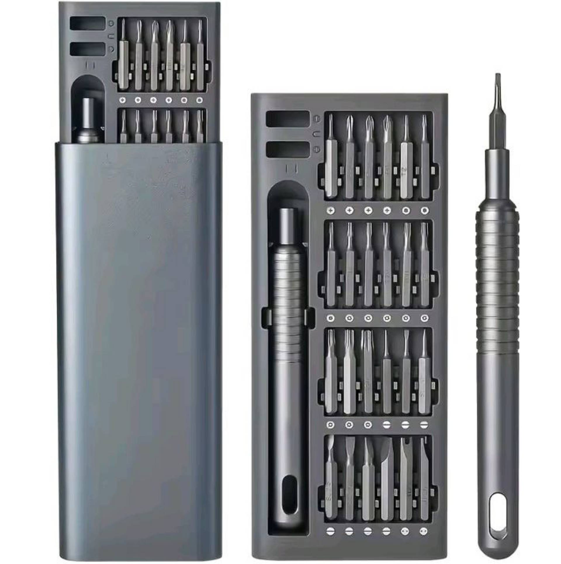 25 in 1 mini screwdriver set, flat head and cross shaped small screwdrivers, suitable for electronic products and mobile phones_0
