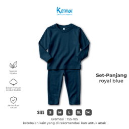SETELAN PANJANG POLOS ROYAL BLUE