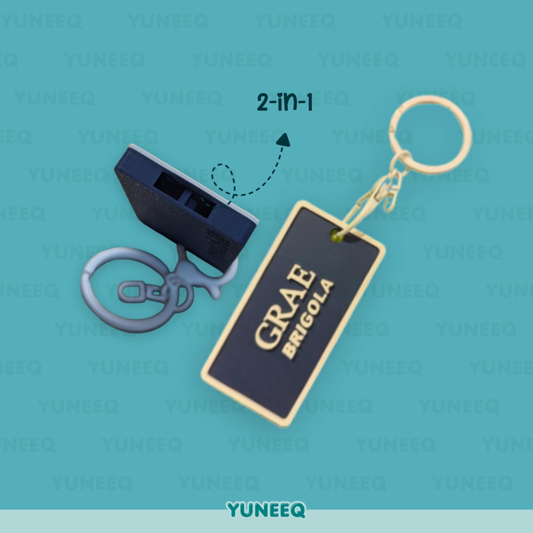 2-in-1 Emergency Whistle/ Bag Tag