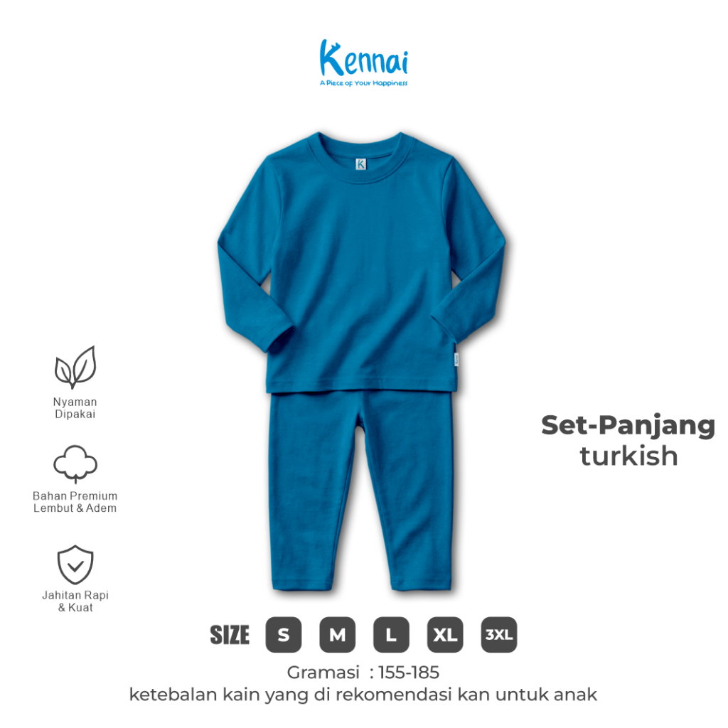 SETELAN PANJANG POLOS TURKISH