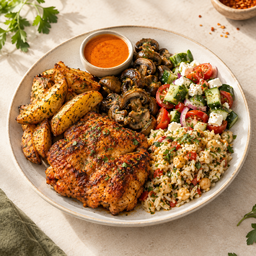 Peri Peri Chicken & Mediterranean Rice (Chilled)