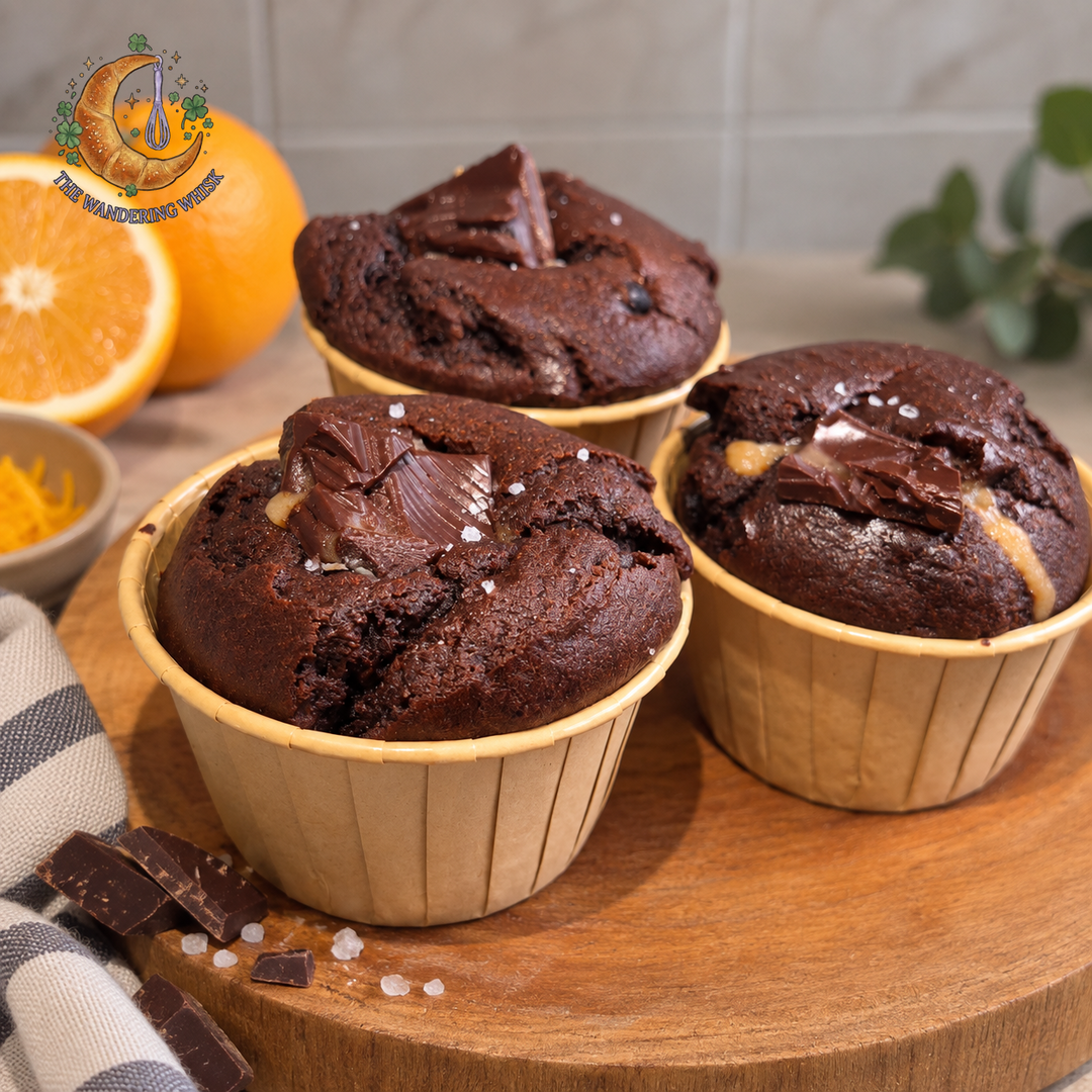Sea Salt Orange Dark Choco Muffin