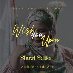 Wish You Upon - Satin Shawl 