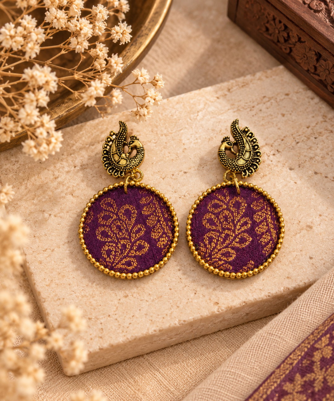 Jamuni Mayura Earrings π