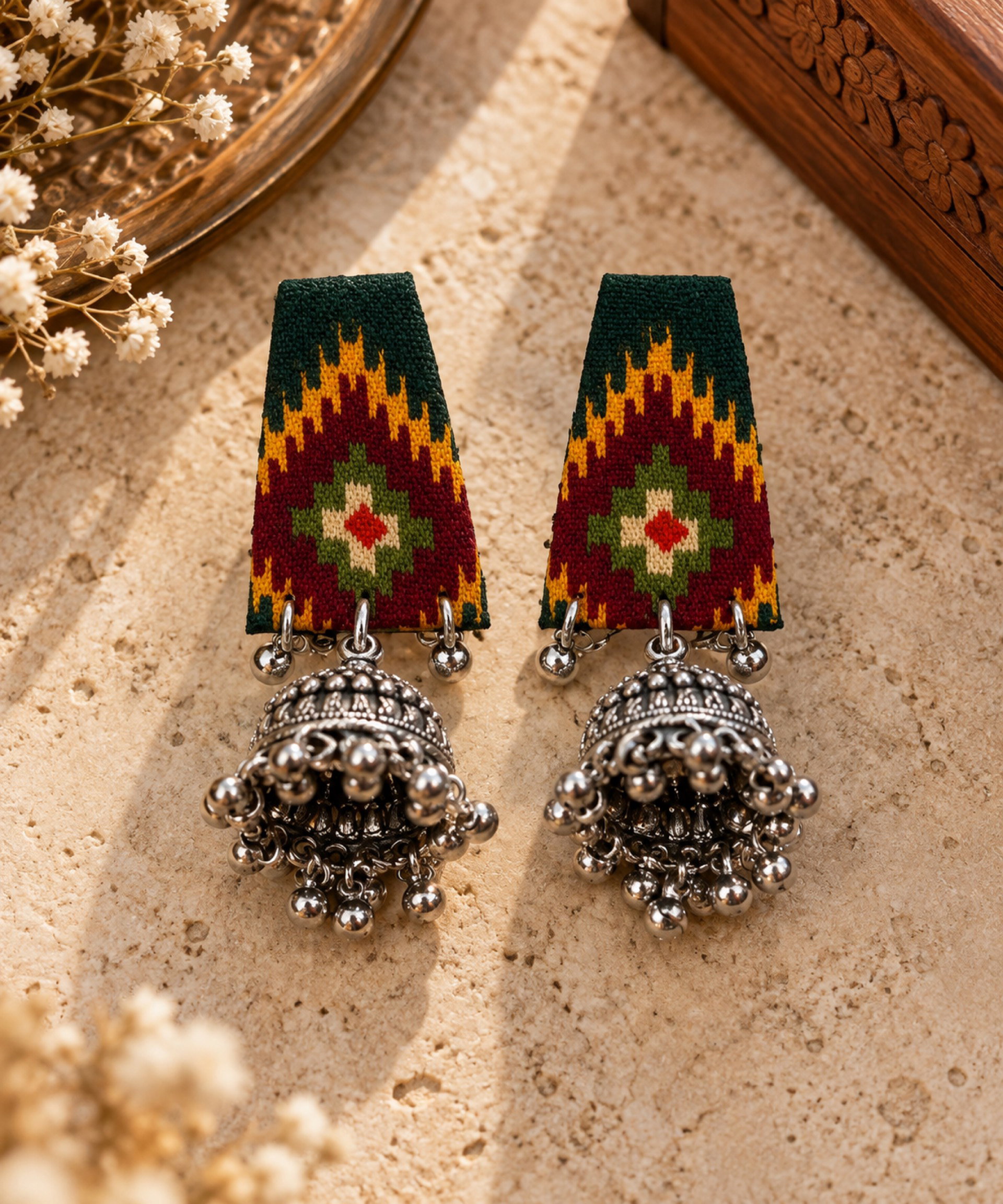 Rangrez Jhumkas ❤️💚_0