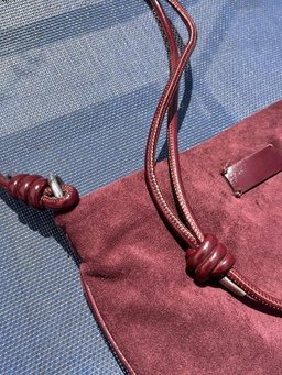 Burgundy Suede Bag 🍷 