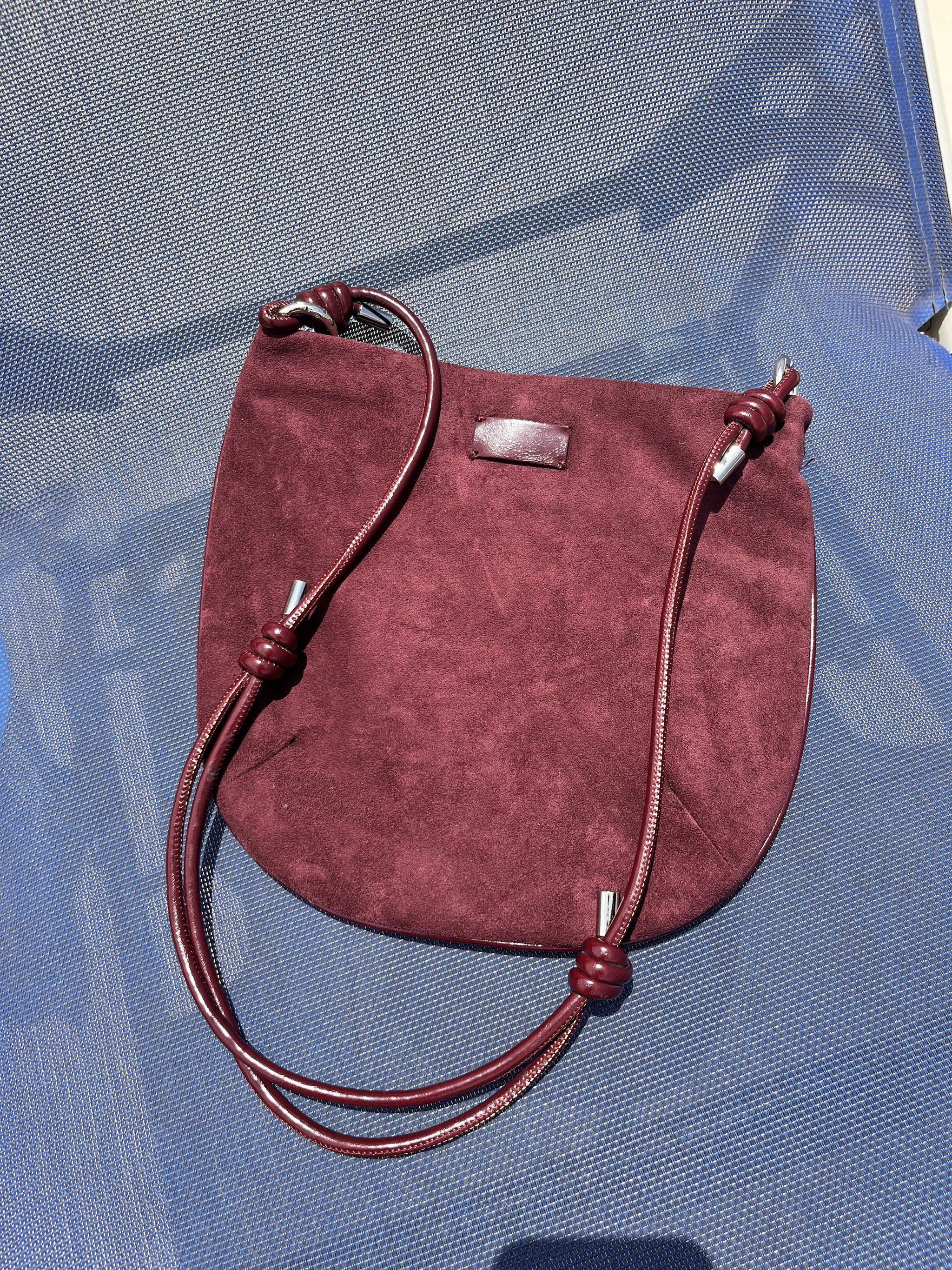Burgundy Suede Bag 🍷 _0