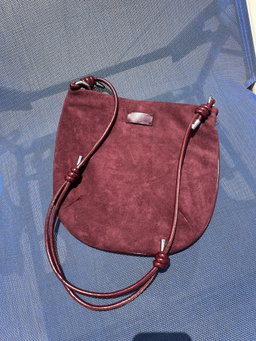 Burgundy Suede Bag 🍷 