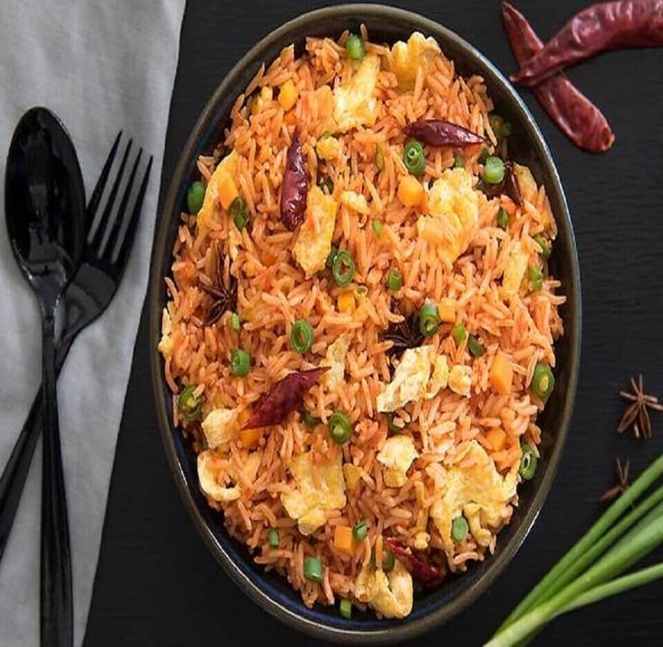 Schezwan Egg Fried rice