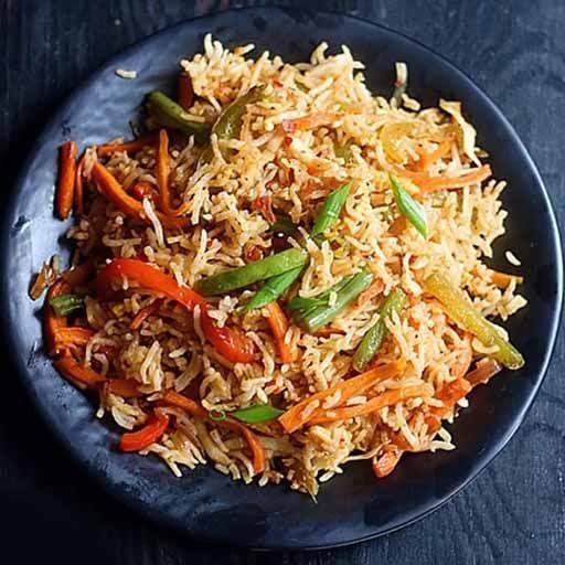Schezwan Vegetable Fried rice _0