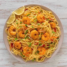 Schezwan Prawns Noodles 