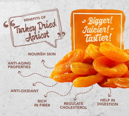 Turkey Dehydrated Yellow Apricot - 500g/1kg