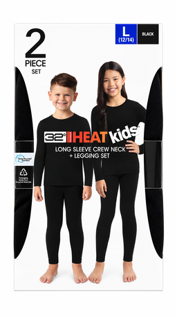 32° HEAT Kids Long Sleeve + Legging Set