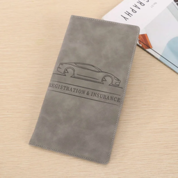 PORTE DOCUMENT POUR VÉHICULE RECT GRIS