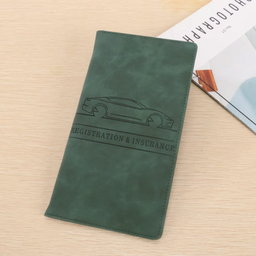 PORTE DOCUMENT POUR VÉHICULE RECT VERT