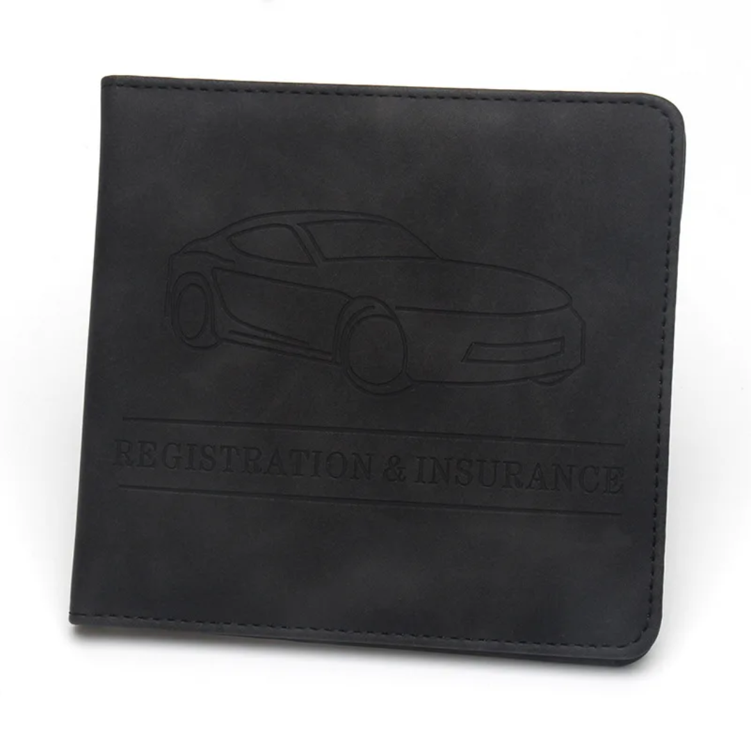 PORTE DOCUMENT POUR VÉHICULE CARRÉ NOIR_0