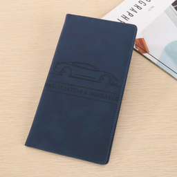 PORTE DOCUMENT POUR VÉHICULE RECT BLEU MARINE 