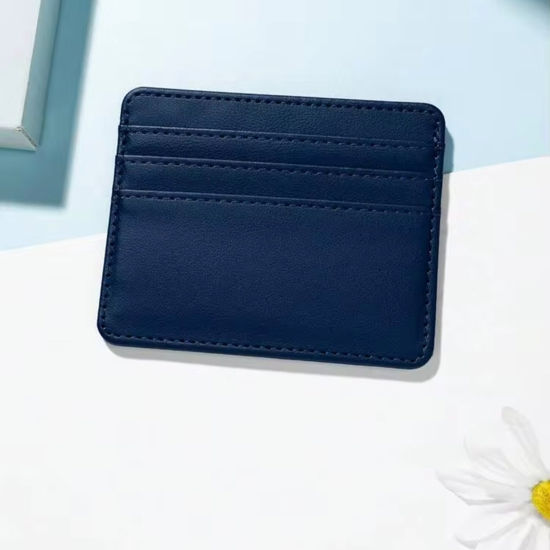 PORTE CARTE BLEU MARINE 