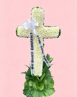 Cross Flower Arrangements