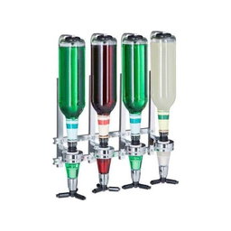 2-Bottle Revolving Liquor Dispenser Stand