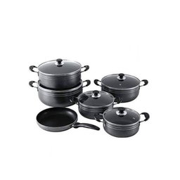 11-Piece Non-Stick Granite Cookware Set
